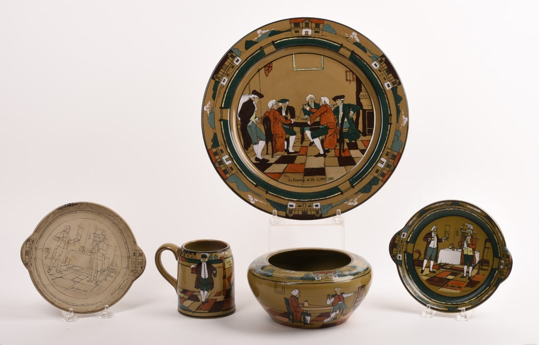 Buffalo Pottery Deldare Ware Table Items (1 of 8)