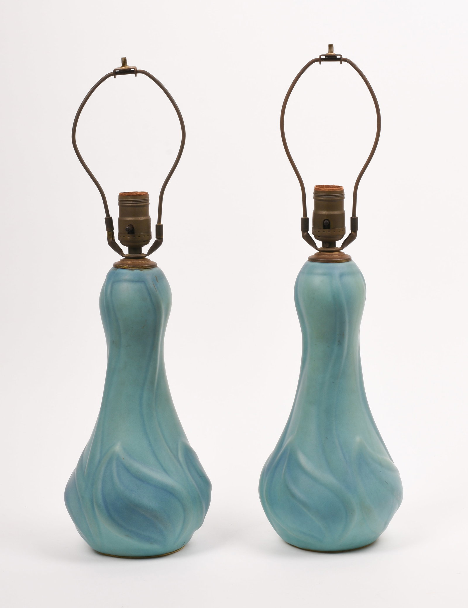 Pair of Van Briggle Pottery Lamps (1 of 5)