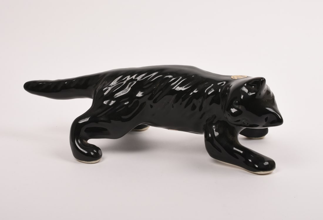 Camark Pottery Cat Figurine (1 of 4)