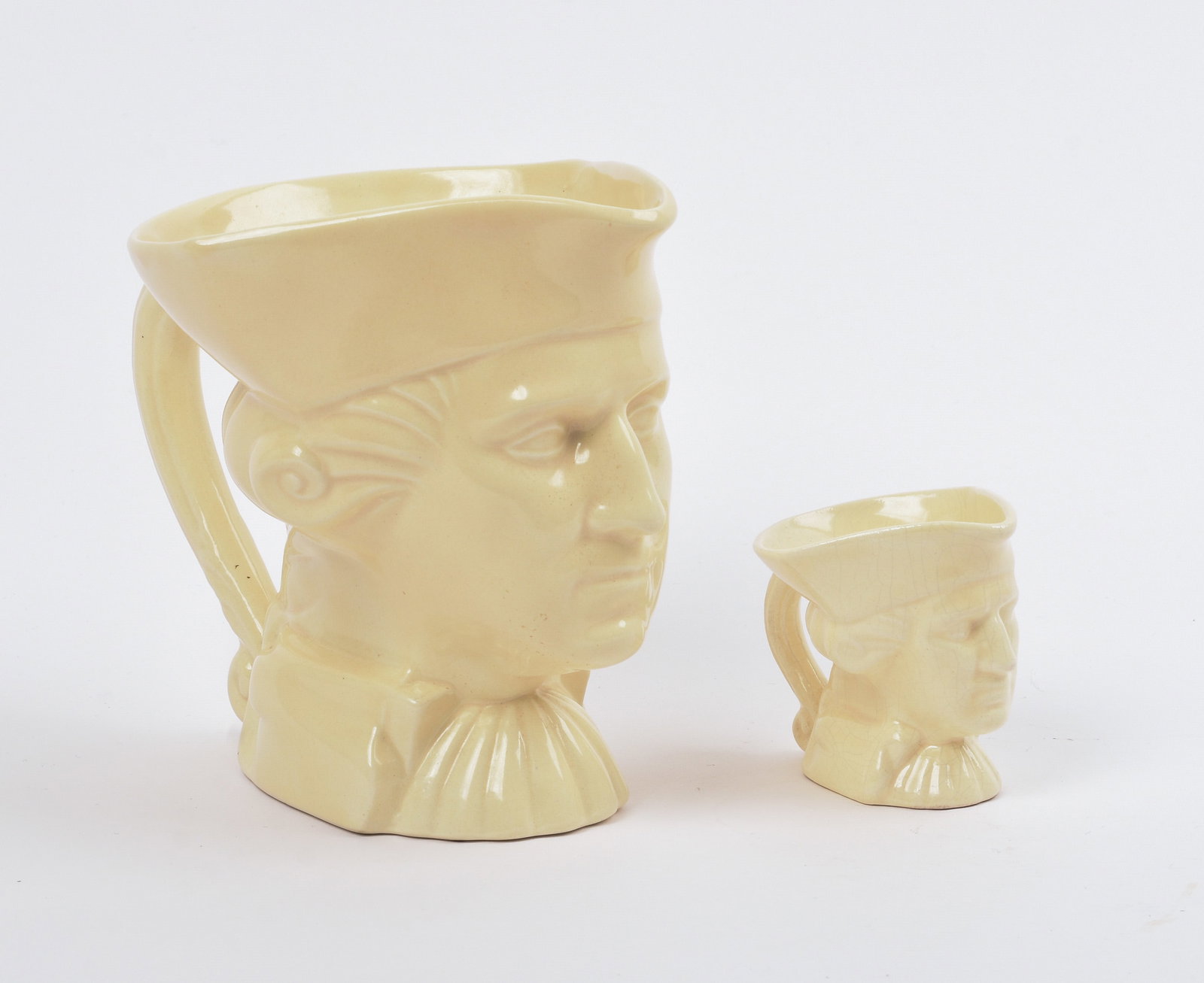 Two American Potter Face Jugs (1 of 4)