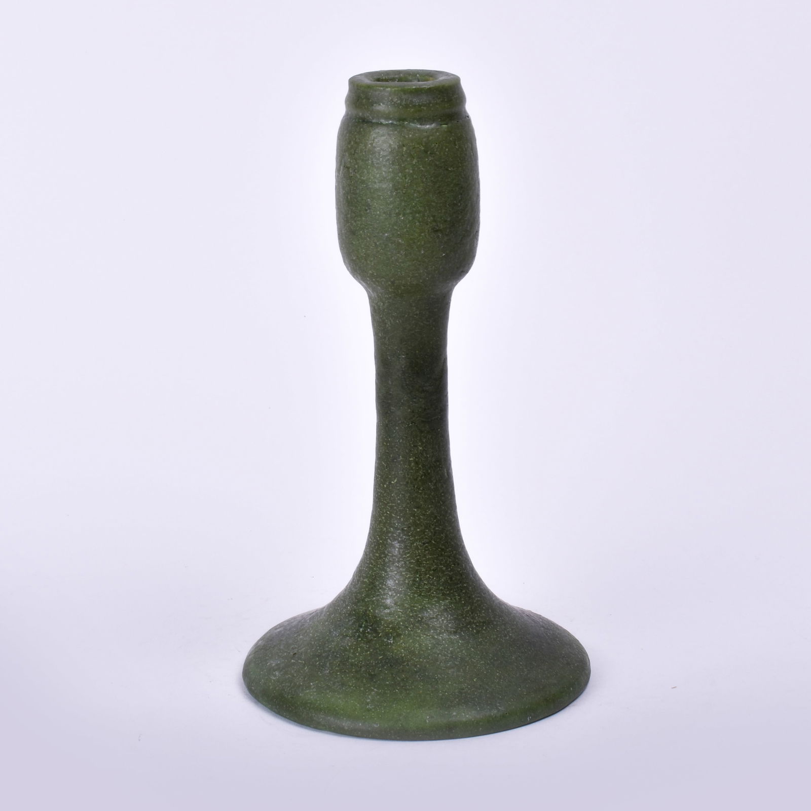 Grueby Pottery Candlestick (1 of 6)