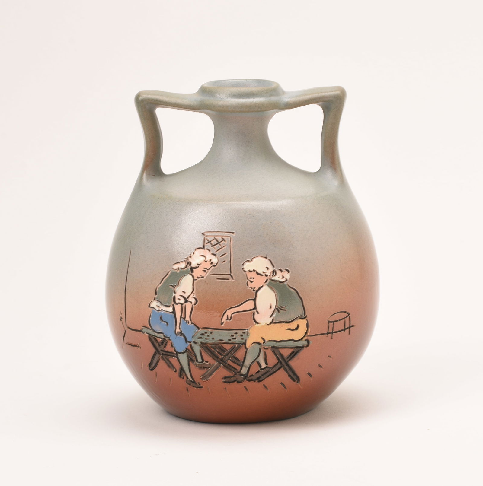 Weller Pottery Dickensware Vase (Second line) (1 of 6)