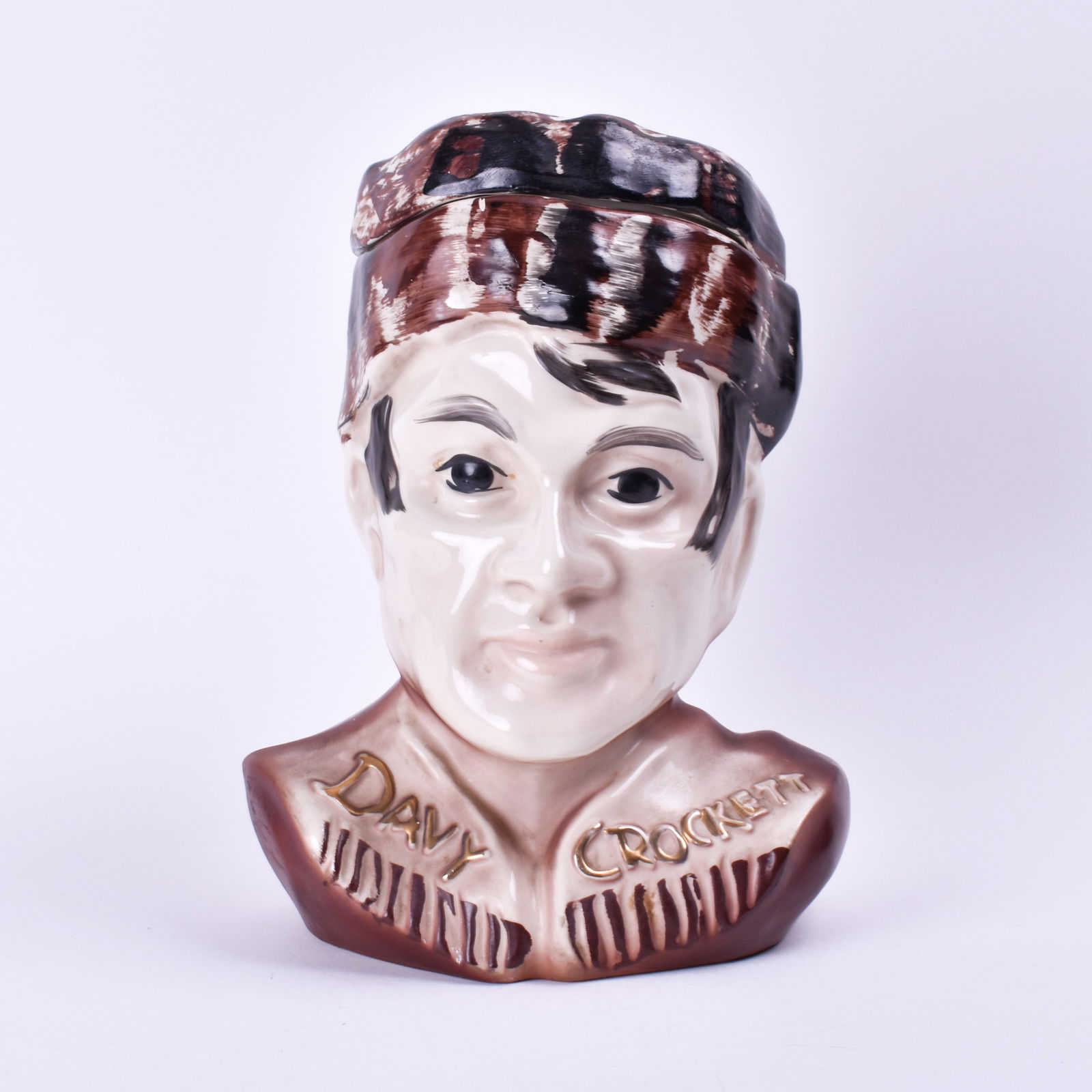 Regal China Cookie Jar depicting Davy Crockett (1 of 7)