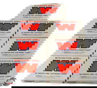 140 Pieces of Unprimed Winchester 7mm Magnum - 20 Round Boxes: This lot contains 7 Boxes of 20 count (140 pieces) of Winchester Western 7mm Magnum unprimed brass. - U7MAG THIS ITEM IS AS PICTURED WITH NO FURTHER ATTACHMENTS. ALL SALES ARE FINAL. PLEASE