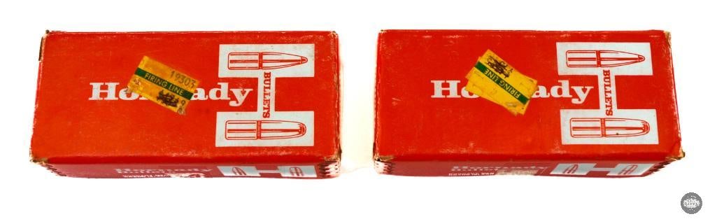 200 Hornady 10mm 200gr FMJ-FP Bullets: This lot contains 2 boxes of Hornady 10mm 200gr FMJ Flat Point bullets. Boxes have been opened but appear full by weight. THIS ITEM IS AS PICTURED WITH NO FURTHER ATTACHMENTS. ALL SALES ARE FINA