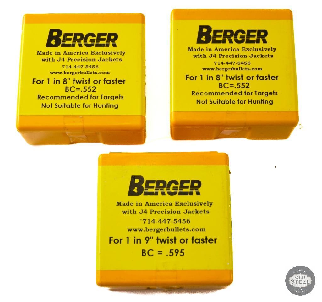 300 Berger Bullets 6.5mm 130gr VLD Bullets (1 of 2)