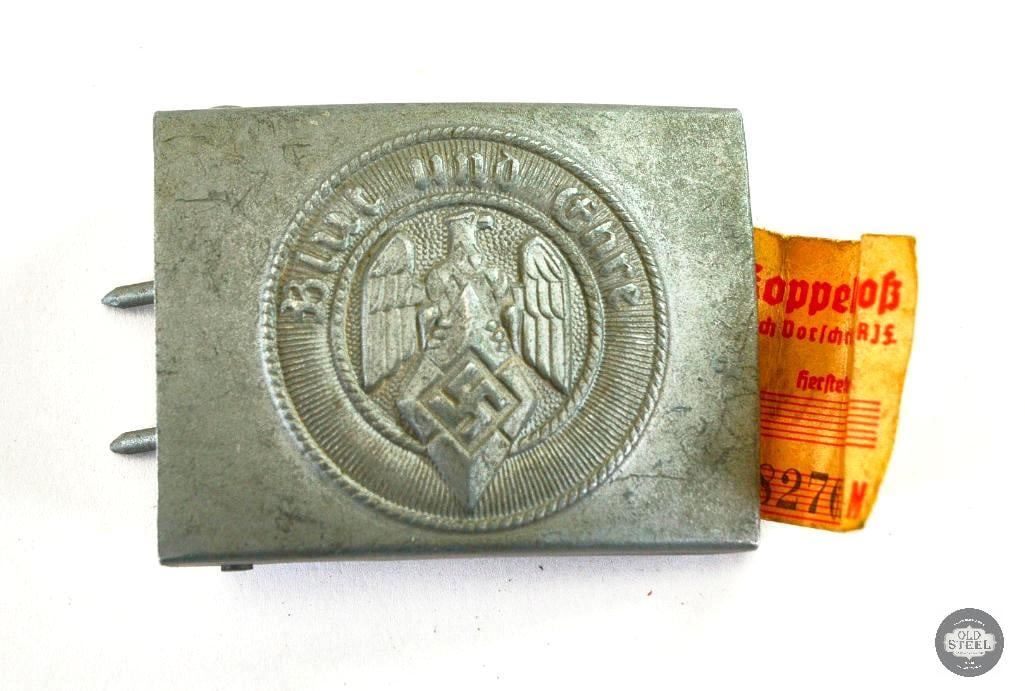 WWII German Blut un Ehre Belt Buckle - Possible Soviet Print (1 of 1)