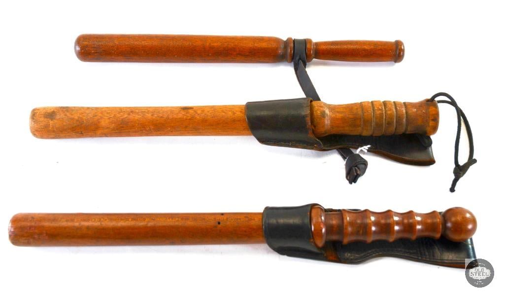 Wood Straight Handled Batons, Billy Clubs, Night Sticks (1 of 1)