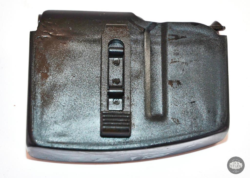 K31 Schmidt-Ruben 6 Round Magazine: This lot contains an excellent 6 round magazine for the Schmidt-Ruben K31 rifle. THIS ITEM IS AS PICTURED WITH NO FURTHER ATTACHMENTS. ALL SALES
