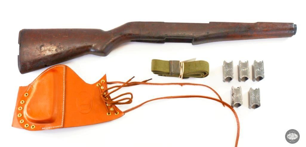 M1 Garand Stock - M1D Recoil Pad - Sling - En Bloc Clips (1 of 1)