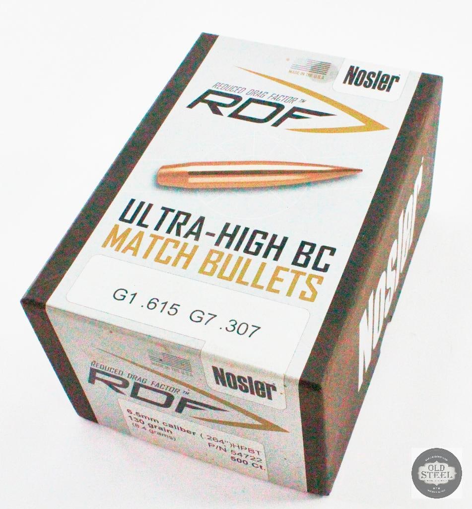 500 Nosler 6.5mm 130gr HPBT Bullets (1 of 1)