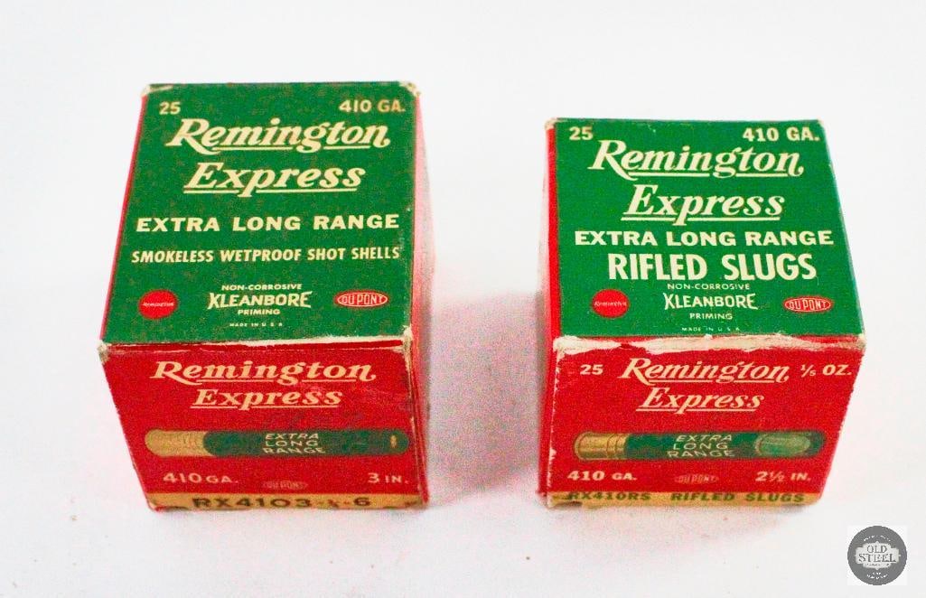 2 Boxes Vintage Remington Express Extra Long Range .410 GA Shotshells (1 of 1)