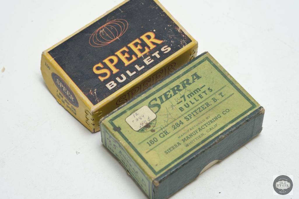 2 Boxes of Bullets - Cast .351 Caliber 150gr Lead - Speer 7mm 145gr Spitzer (1 of 1)