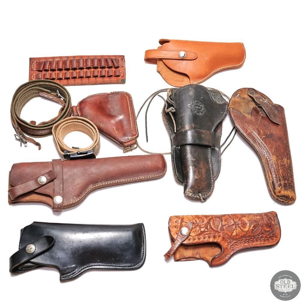 Assorted Leather Holsters (1 of 1)