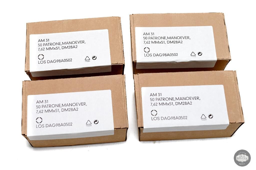 200 German 7.62x51 Plastic Blank Rounds (1 of 1)