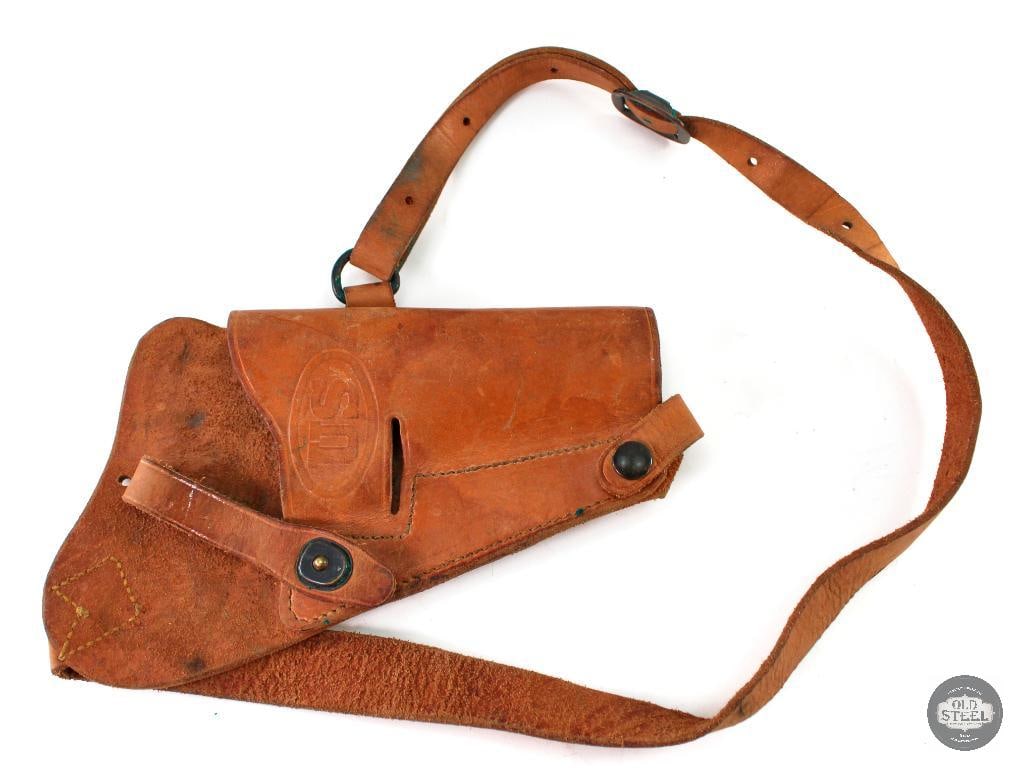US WWII M3 Brown 1911 Shoulder Holster - Enger-Kress 1944 (1 of 3)