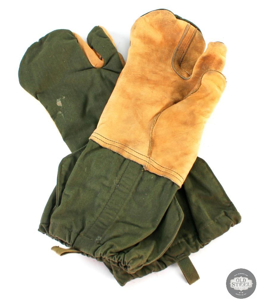 Us M1965 Mitten Shells, Cold Weather Trigger Finger Gloves Large Auction