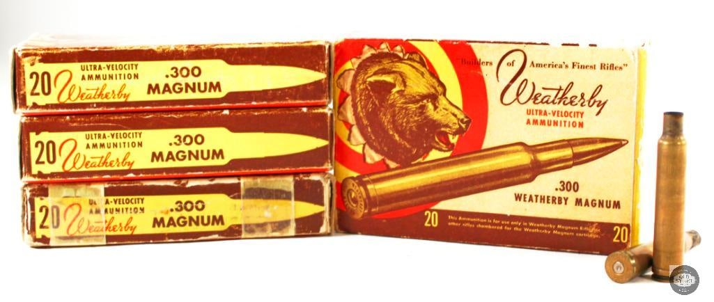 72 Spent Brass Casings Weatherby 300 Weatherby Magnum (1 of 1)