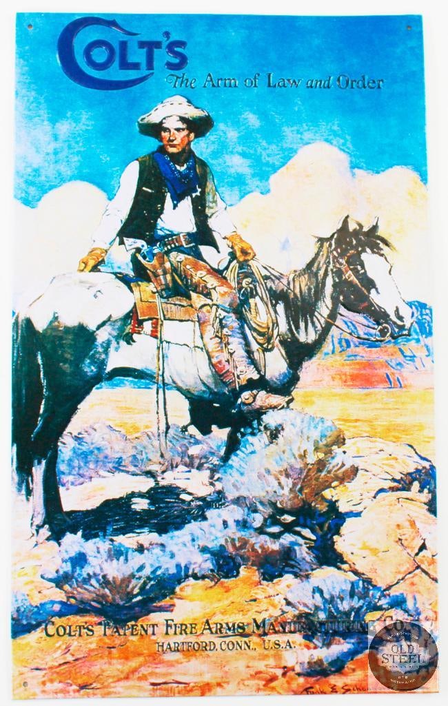 Colt Firearms Metal Wall Poster (1 of 1)