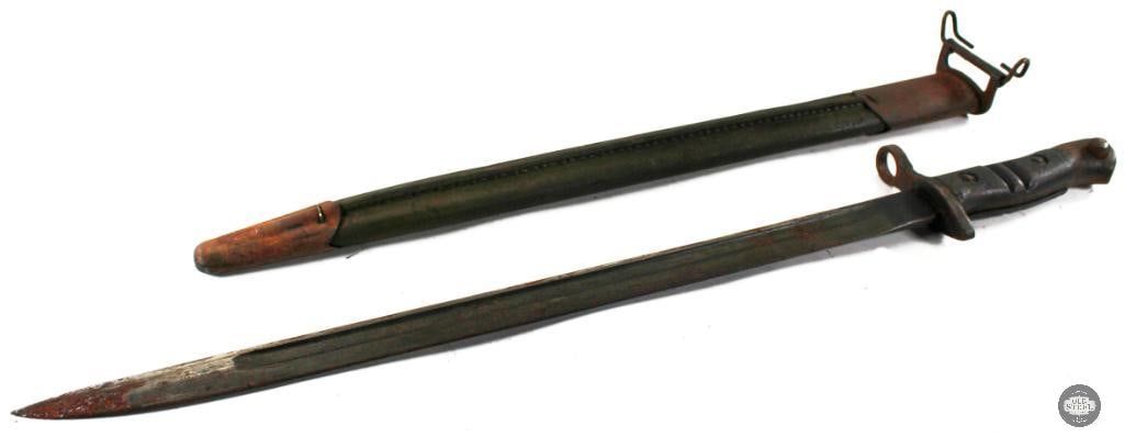 Remington British Pattern 1913 Bayonet and Scabbard - WWI (1 of 4)