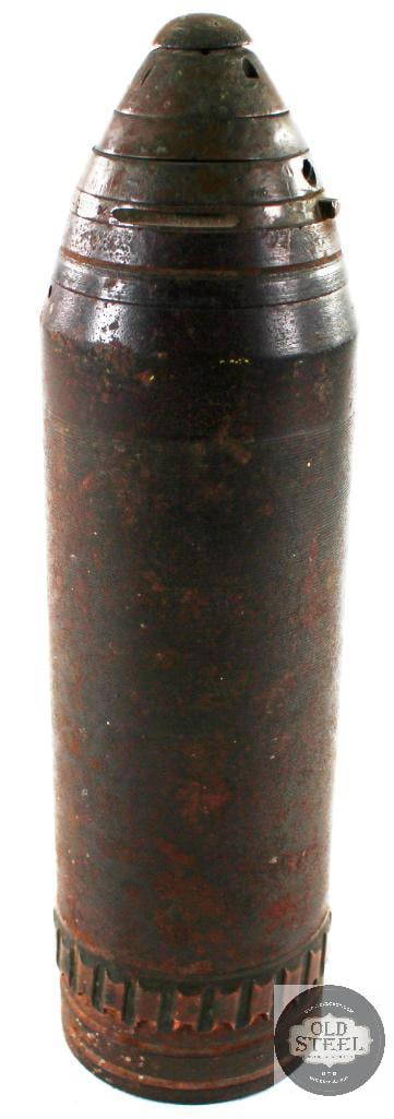 Wwi Model 1907m 75mm Artillery Projectile - Inert Auction