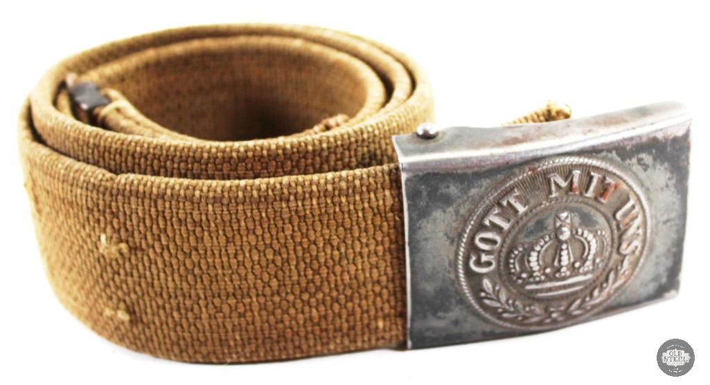WWI German Belt and Gott Mit Uns Buckle (1 of 2)