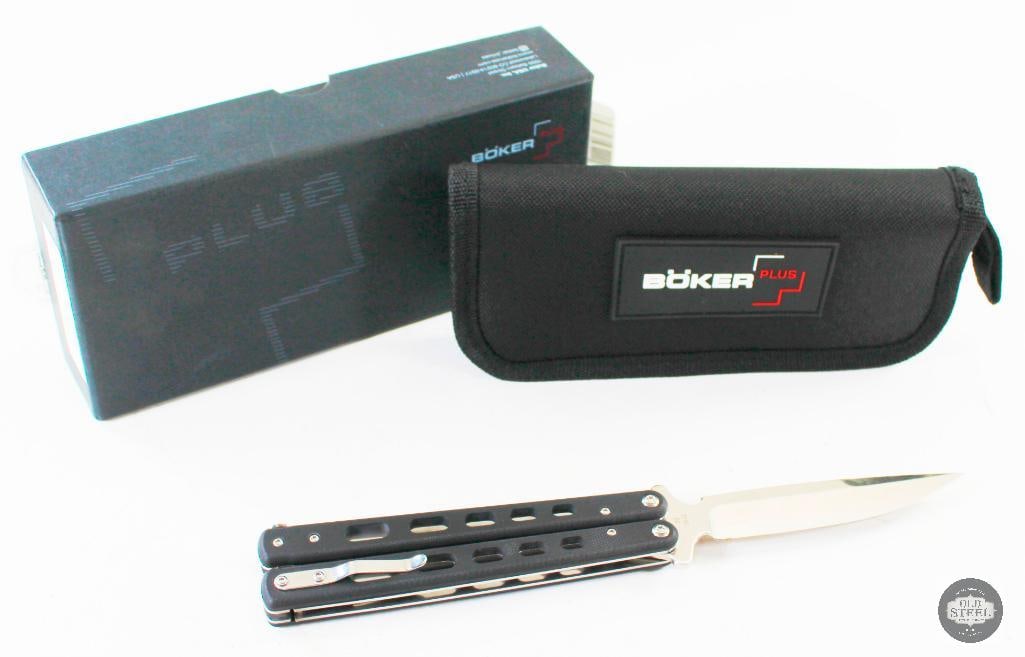 Boker Plus Balisong Knife - D2 Steel - G10 Grips (1 of 6)