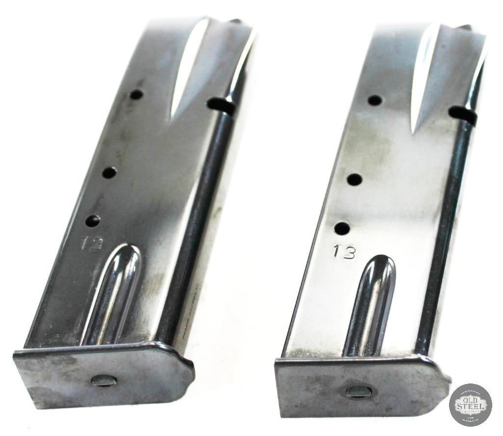 Lot of 2 Mec-Gar Browning Hi-Power Magazine - 13-Round Capacity - 9mm (1 of 3)