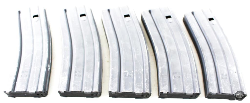 5x Metal GI AR-15 Magazines - 30-Round Capacity - 5.56x45mm (1 of 3)