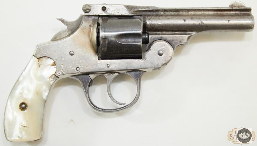 Iver Johnson Top Break Revolver - .38: For this lot we have an Iver Johnson .38 cal top break revolver. The action is a bit loose radially when in lockup, but does cycle easily. THIS ITEM I