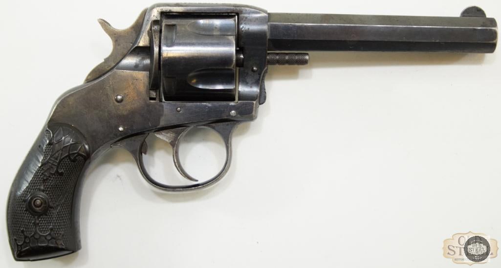 H&R - The American Double Revolver - .44 Webley: Here we have an H&R "The American Double" revolver chambered in .44 Webley. The action is tight and solid, and functions well. THIS ITEM IS