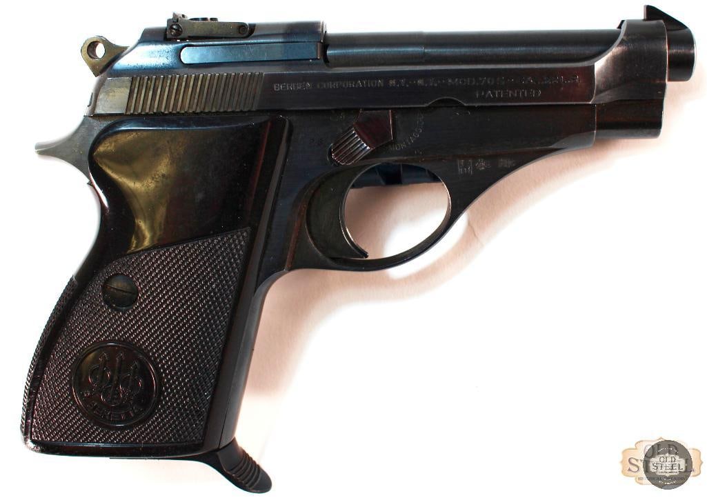 Beretta Model 70S - .22LR: Plink in style with this classic Beretta Model 70S. This is the steel framed version of the Model 70, adding a little weight and strength over the later aluminum versions. The pistol has a crisp trigg