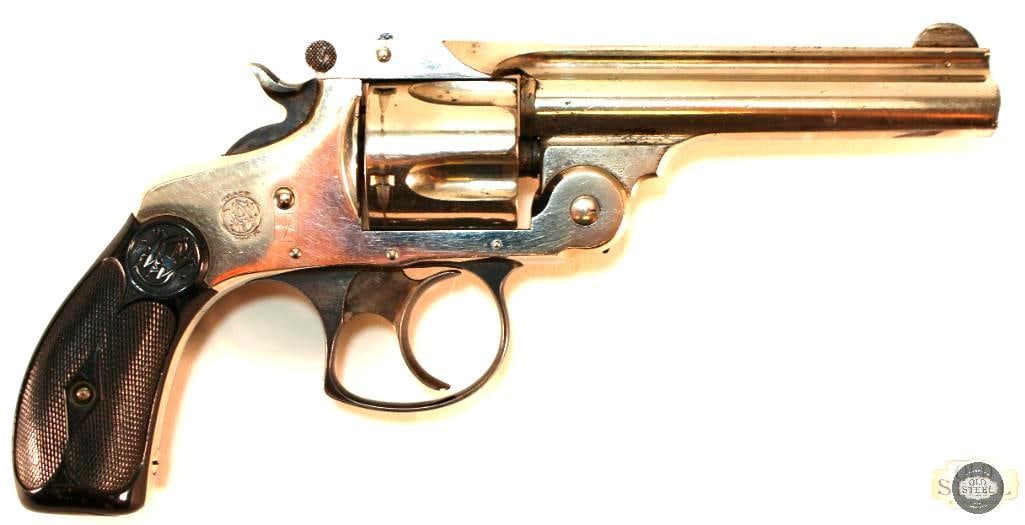 S&W Model 4 Top Break - .38 S&W: Here we have a classic S&W 4th Model top break 5-shot revolver chambered for the .38 S&W cartridge. Action is smooth lockup is solid. THIS ITEM IS AS