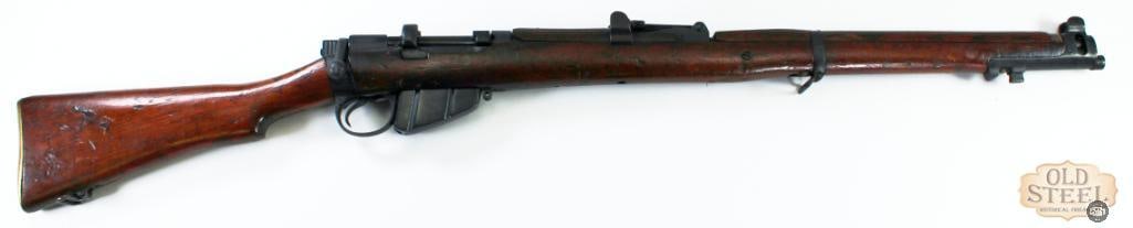 Lee-Enfield No.1 Mk. III* - .303 British: Here we have this Lee-Enfield No.1 Mk.III* chambered in .303 British. The action is smooth and the controls are functional and easy to operate. 