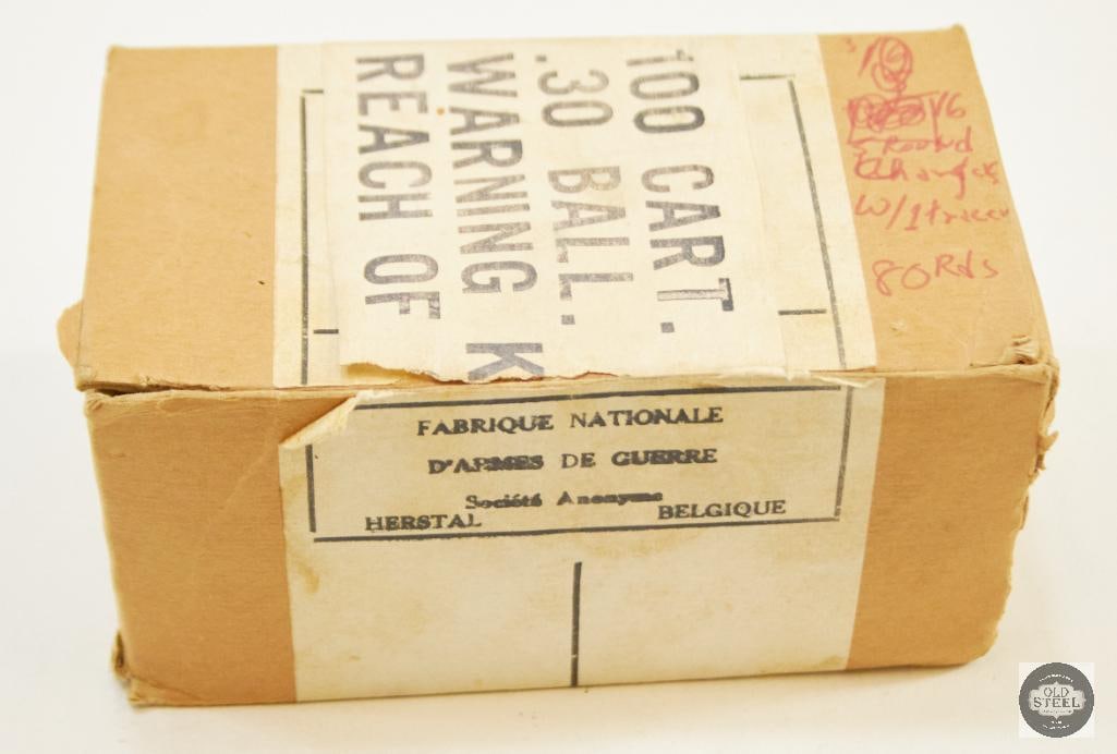 30-06 Ammunition on 5-Round Stripper Clips - 80 Rounds Total: Up for auction are 80 rounds of 30-06 of various kinds. They are all on 5-round stripper clips. THIS ITEM IS AS PICTURED WITH NO FURTHER ATTACHM