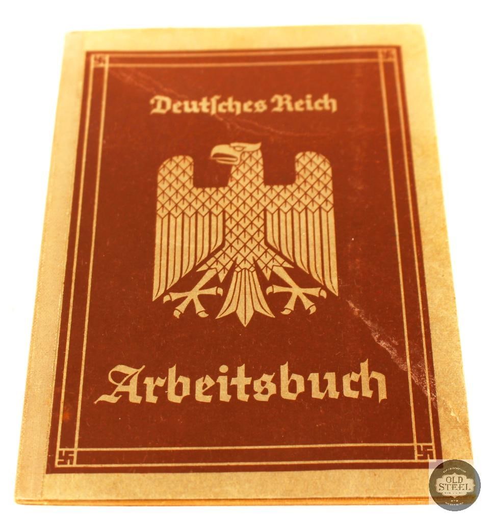 WWII German Arbeitsbuch (1 of 3)