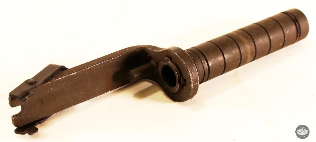 M1 Garand M7 Grenade Launcher: On offer is this M7 grenade launcher, designed for use with the M1 Garand rifle. The lever mechanism actuates easily and the entire apparatus appears to be free of any major damage. 