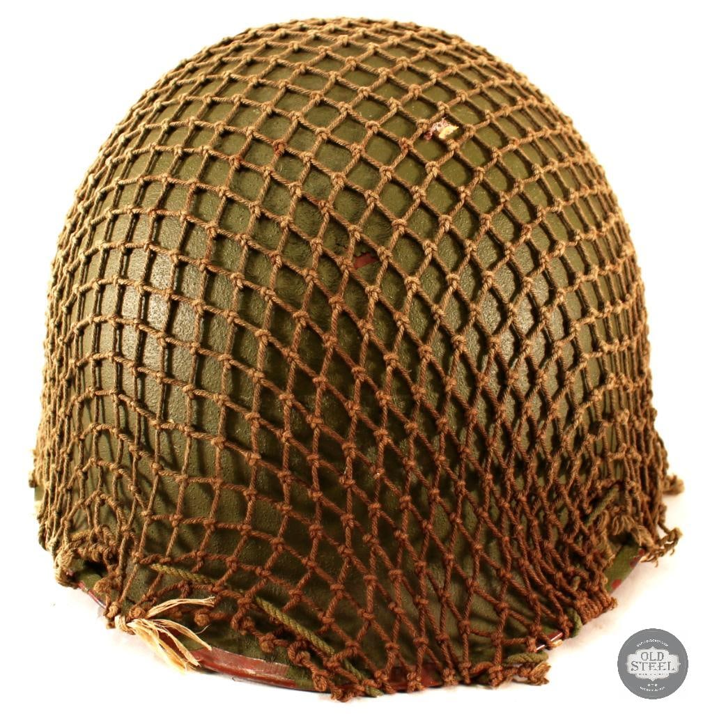 M1 Helmet Shell and Netting (1 of 5)