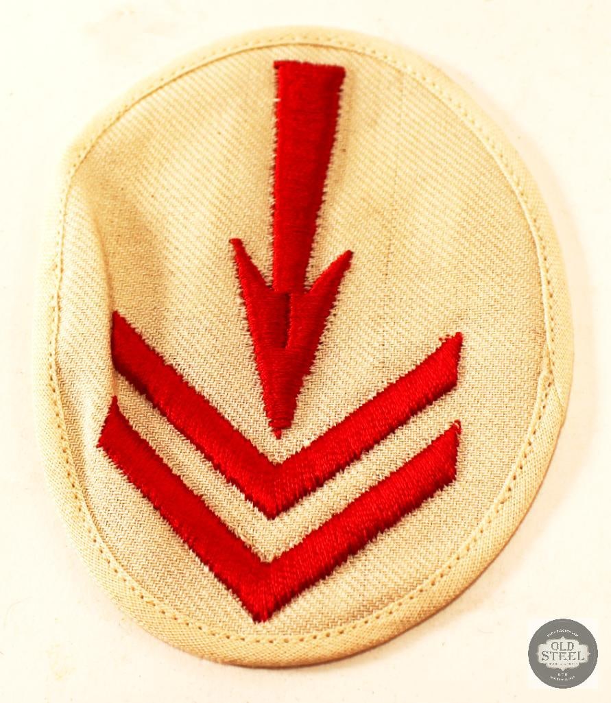 Kriegsmarine Underwater Listening Senior NCO Career Badge - White Summer Uniform Ver. (1 of 2)