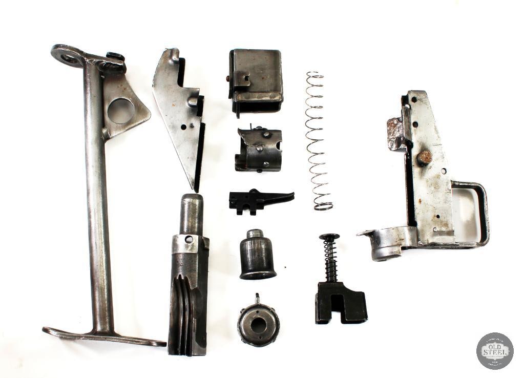 Sten Gun Parts Kit: Sten gun parts kit. No barrel no receiver. THIS ITEM IS AS PICTURED WITH NO FURTHER ATTACHMENTS. ALL SALES ARE FINAL. PLEASE REFER TO THE AUCTION DESC