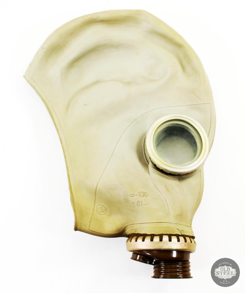 Russian Surplus T-80 Gas Mask: Offered is a Soviet Russian T-80 gas mask, no filter, that takes 40mm threaded filters. THIS ITEM IS AS PICTURED WITH NO FURTHER ATTACHMENTS. AL