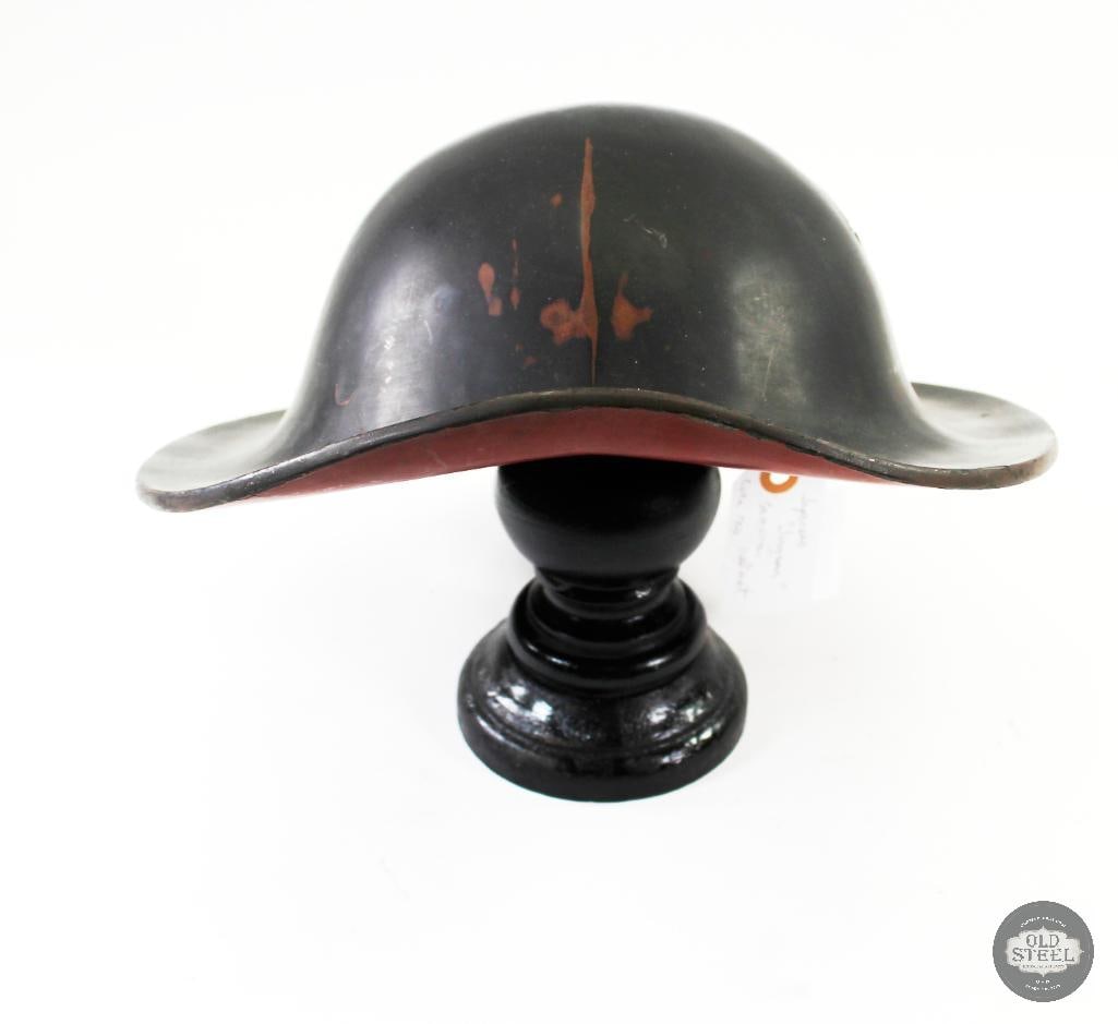 Japanese Jingasa Helmet c.1500s: Here we have an authentic Japanese Jingasa helmet. c.1500s This one appears to be the paper version. THIS ITEM IS AS PICTURED WITH NO FURTHER AT