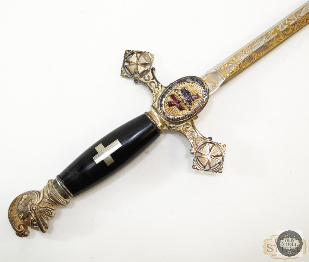 Antique Masonic Knights Templar Sword (1 of 9)