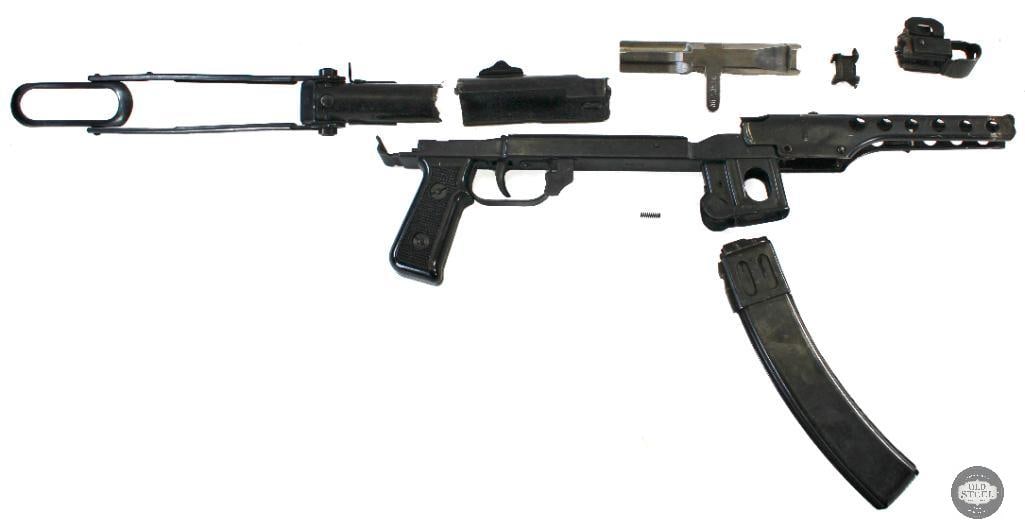 PPS-43 Parts Kit - 7.62x25mm - 35 Round Capacity - Deactivated/Cut: For this lot we have a parts kit for the PPS-43 submachine gun. The gun itself has been torch cut and thus deactivated. Includes a single 35 round magazine. <