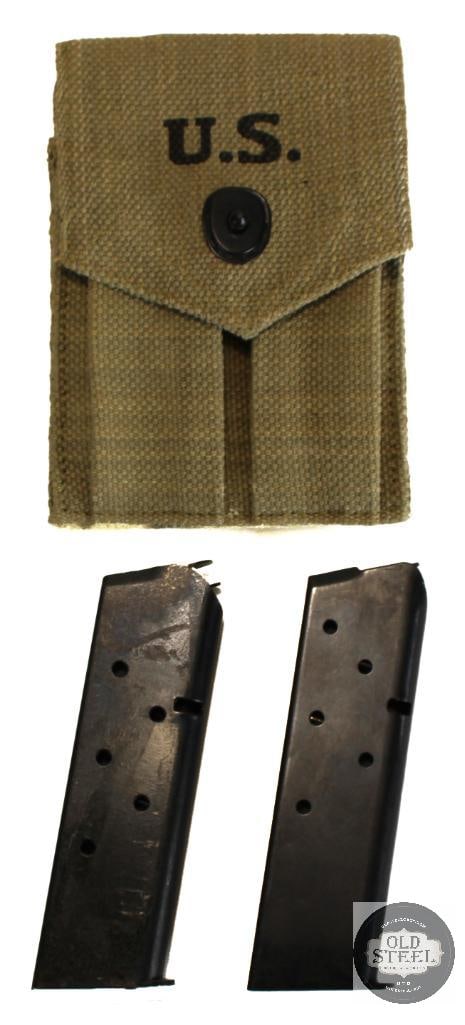 2x Colt 1911 Magazines & US Medcorp Pouch - .45ACP - 7 Round Capacity (1 of 8)