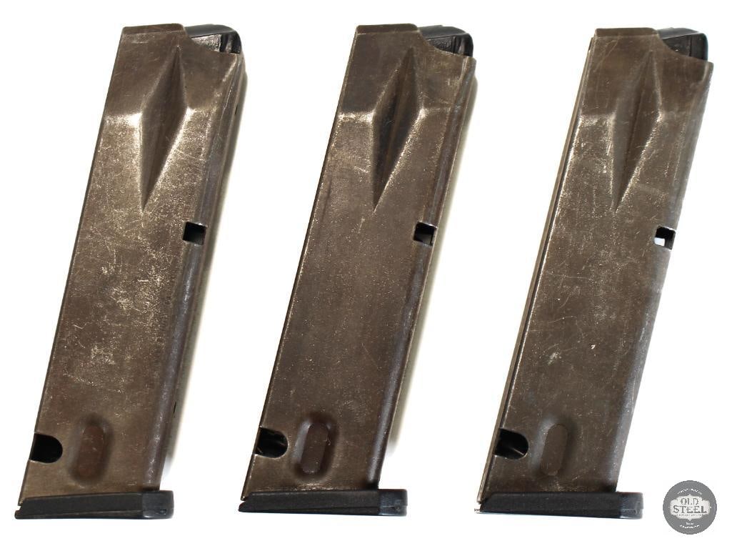 3x Unmarked Magazines - 9mm - 15 Round Capacity (1 of 3)