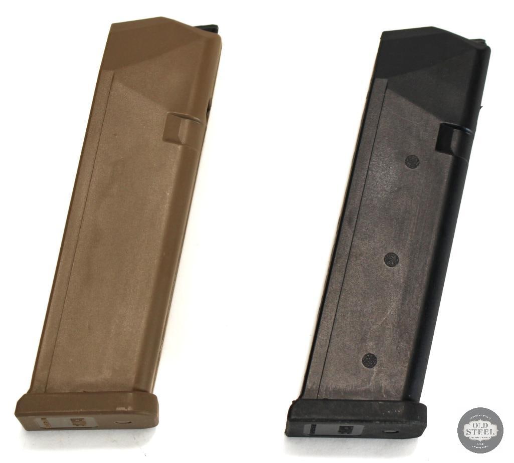 2x RWB Glock 17 Magazines - 9mm - 17 Round Capacity (1 of 4)
