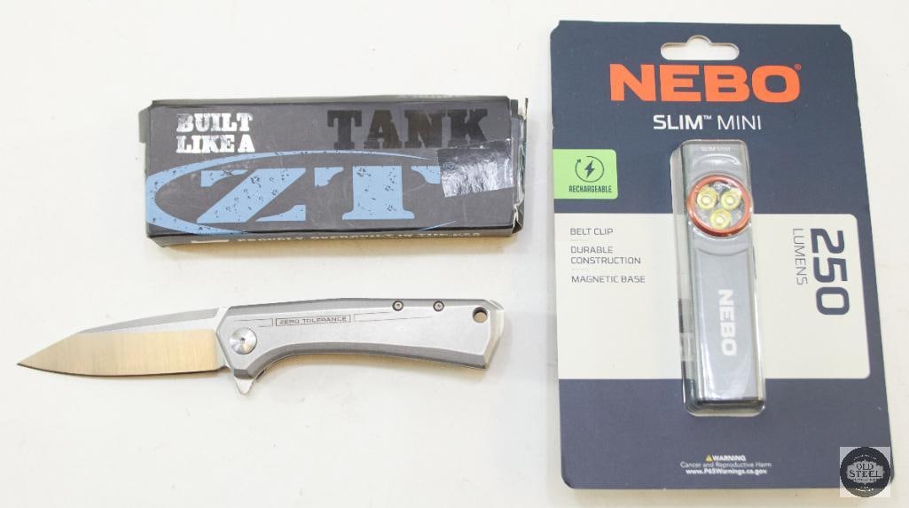ZT Tank Pocket Knife and Nebo Mini Light (1 of 5)