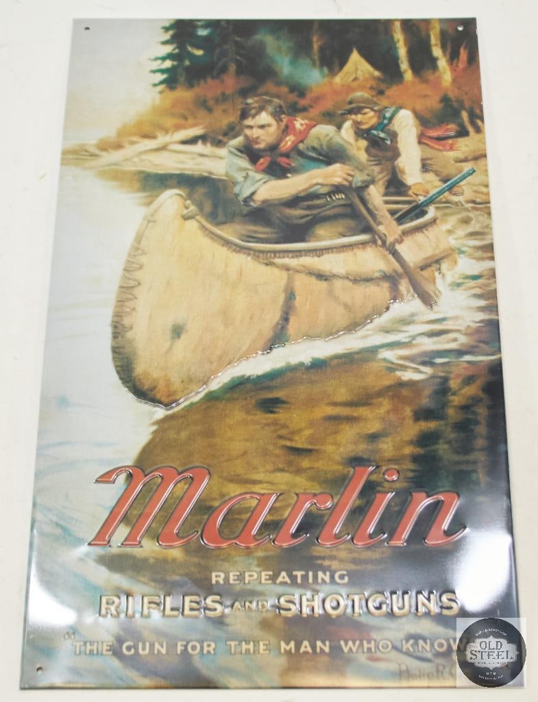 Marlin Metal Poster - Canoe 9.5Wx16H (1 of 1)