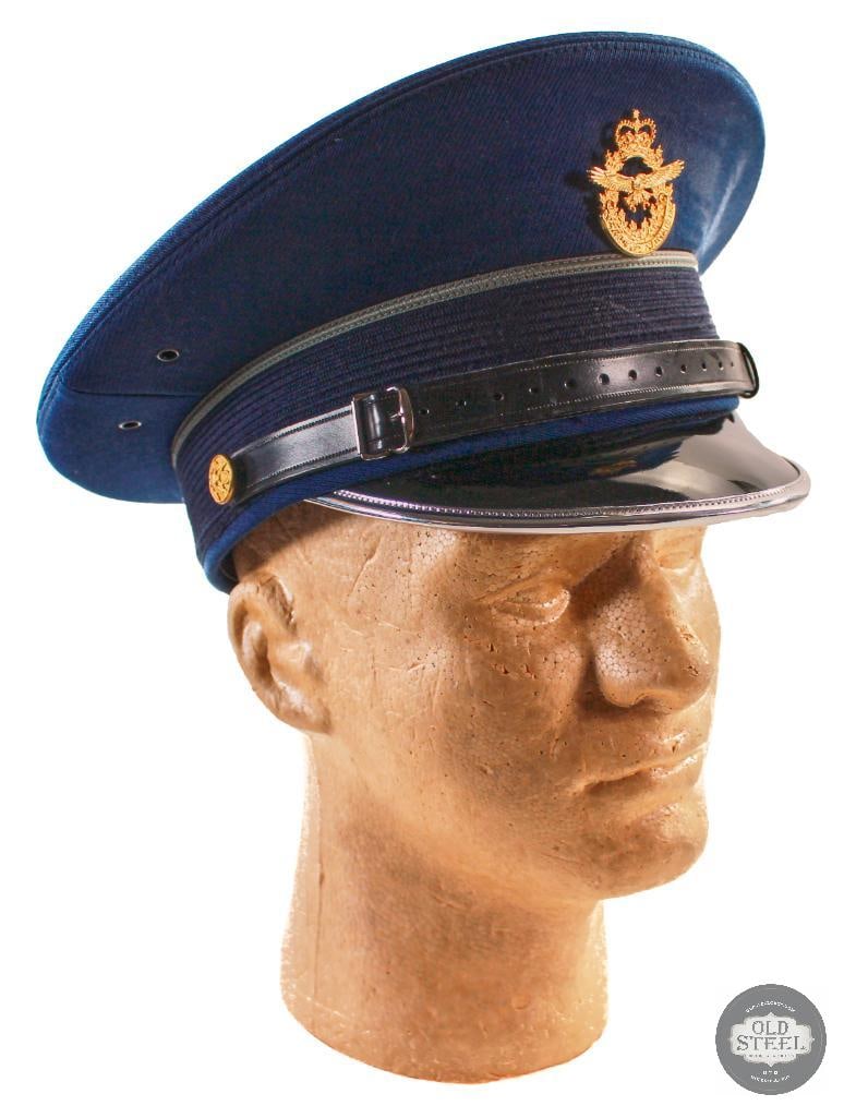 Royal Canadian Air Academy Visor - 7 1/4 - Kingform Cap: For your bidding pleasure is a Royal Canadian Air Academy Visor. The size is 7 1/4, and it is crafted by Kingform Cap. THIS ITEM IS AS PICTURED WITH N